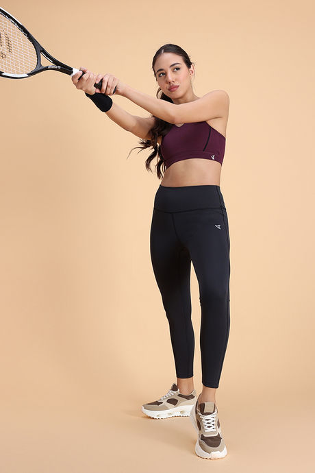 Zelocity Quick Dry Gym Leggings - Black Beauty — image 5